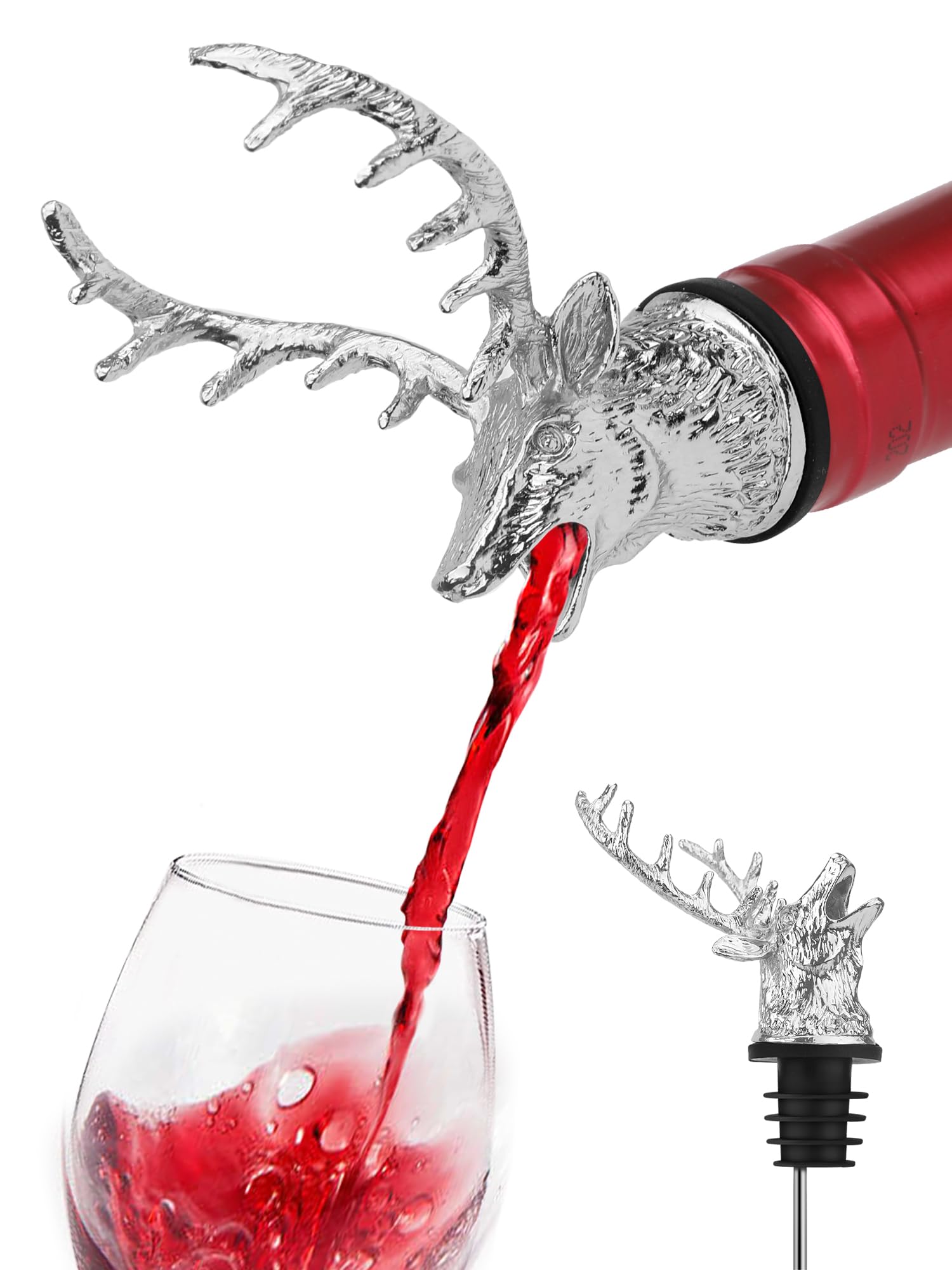 Wine Aerator Pour - Aerator do wina, nalewak ze stali